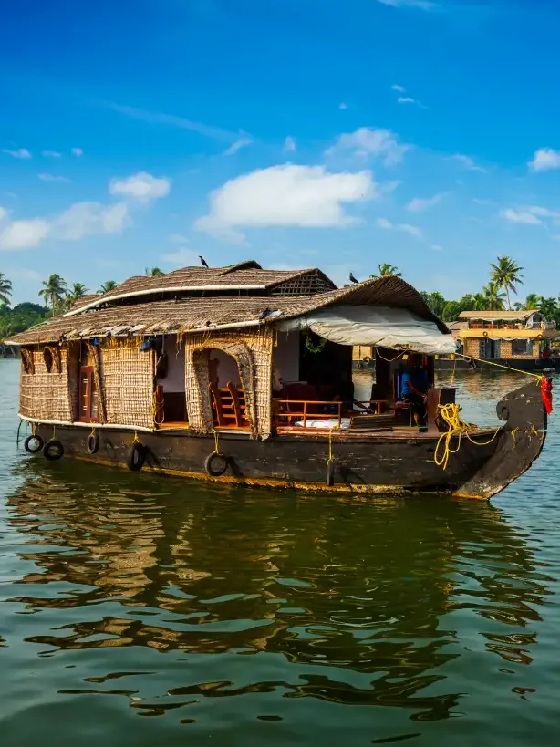 Two-Room Houseboat Sail Across Alleppey's Tranquil Backwaters